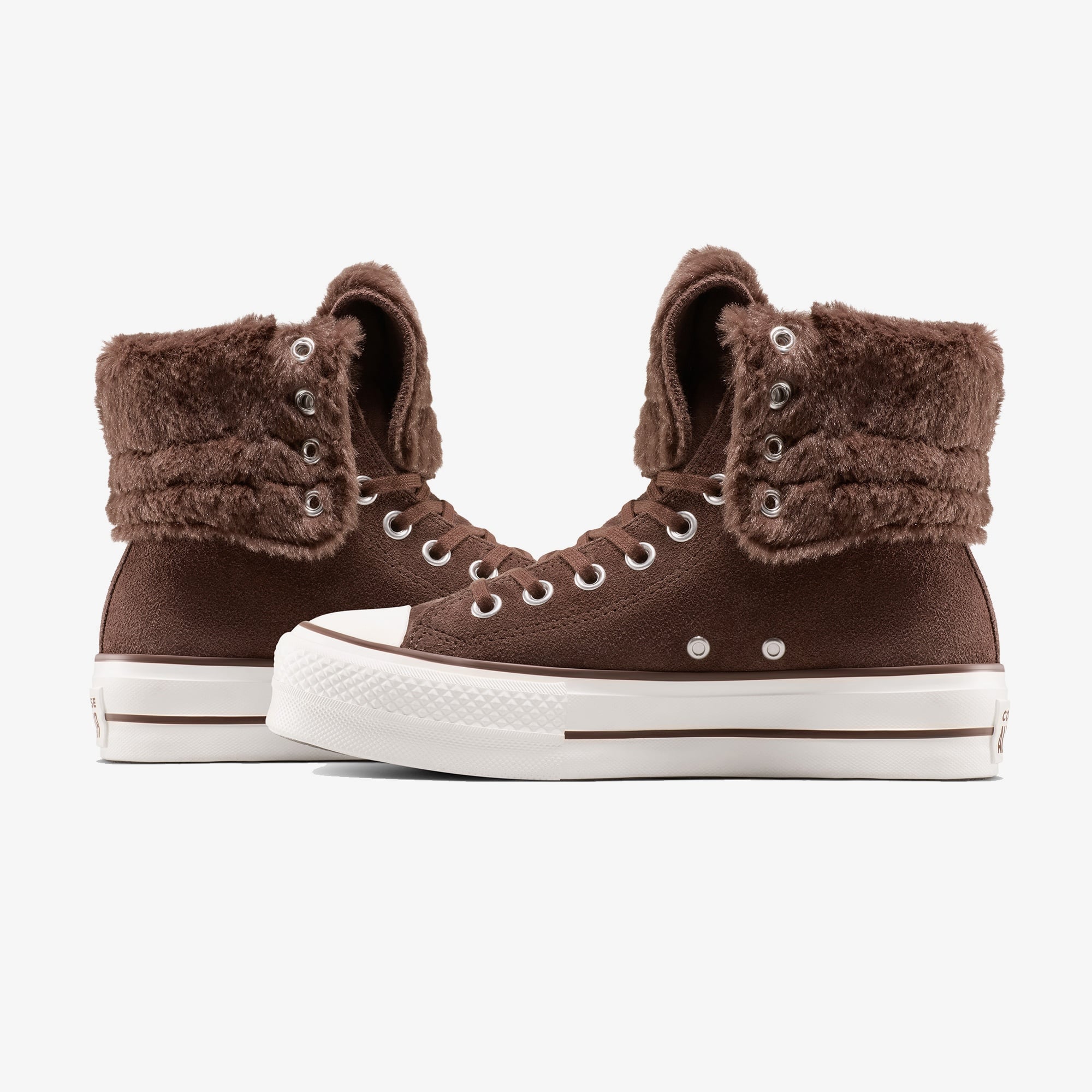 Converse Chuck Taylor All Star Fold Over Lift Kadın Kahverengi Sneaker