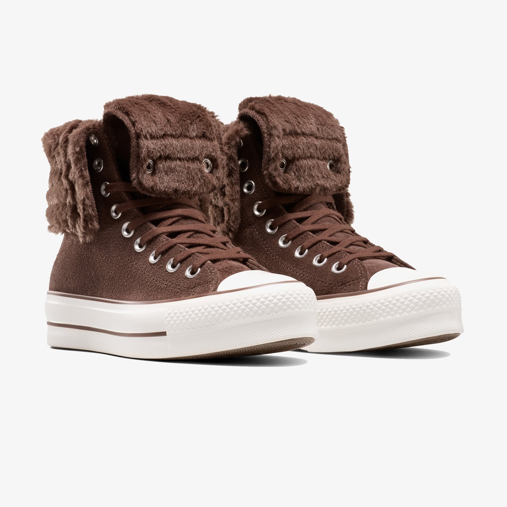 Converse Chuck Taylor All Star Fold Over Lift Kadın Kahverengi Sneaker
