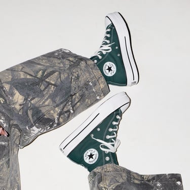  Converse Chuck Taylor All Star Lift Kadın Yeşil Sneaker