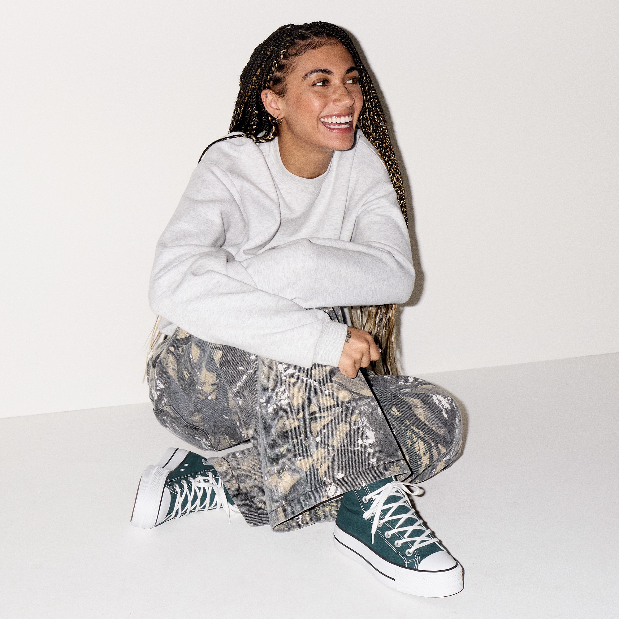 Converse Chuck Taylor All Star Lift Kadın Yeşil Sneaker