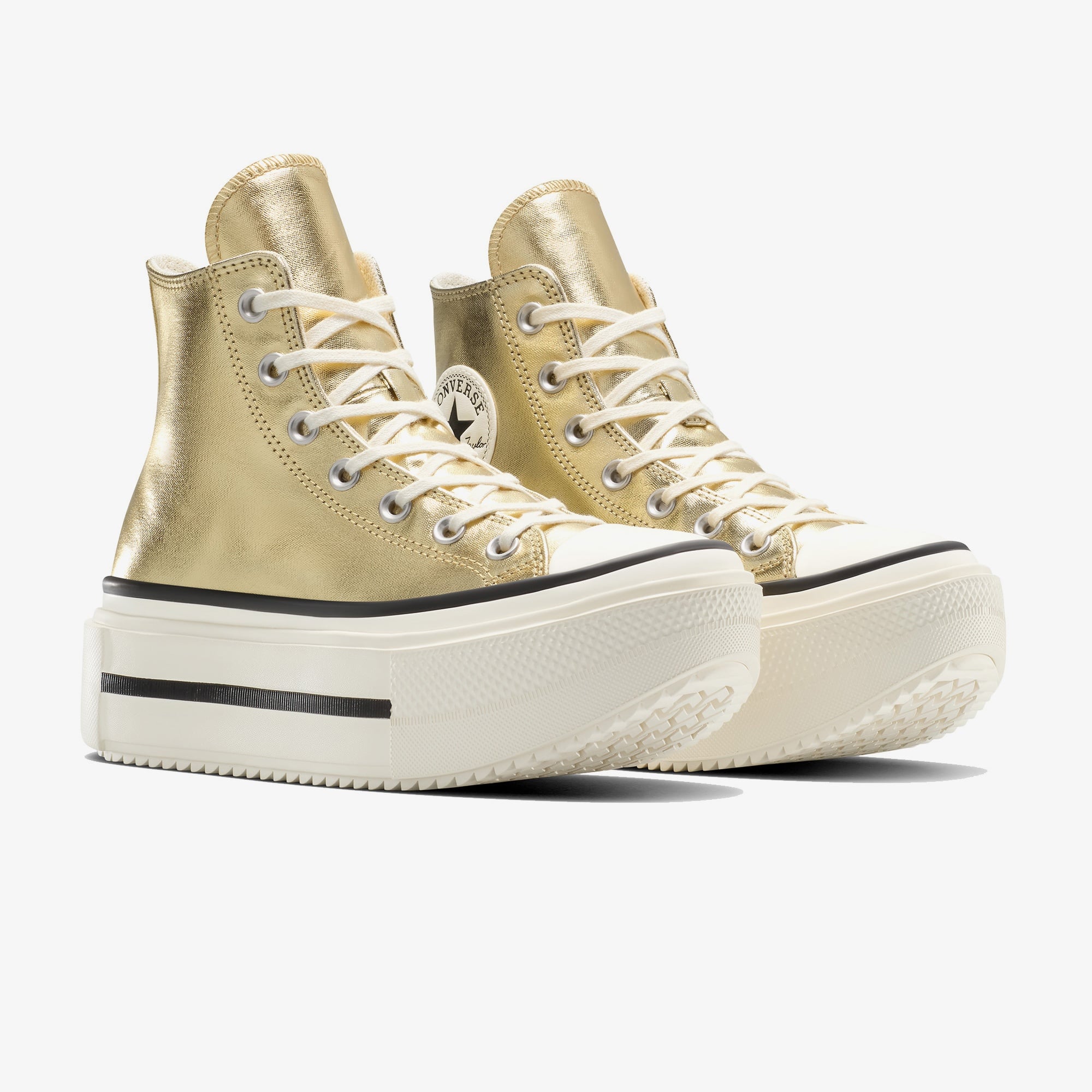 Converse Chuck Taylor All Star Lift Double Stack Unisex Altın Sneaker