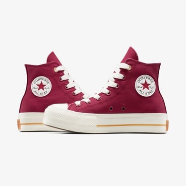  Converse Chuck Taylor All Star Lift Platform Kadın Kırmızı Sneaker