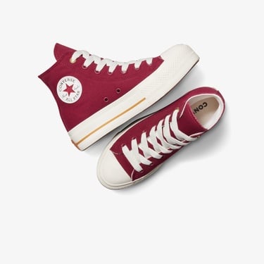  Converse Chuck Taylor All Star Lift Platform Kadın Kırmızı Sneaker