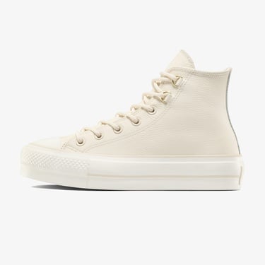  Converse Chuck Taylor All Star Lift Kadın Krem Sneaker