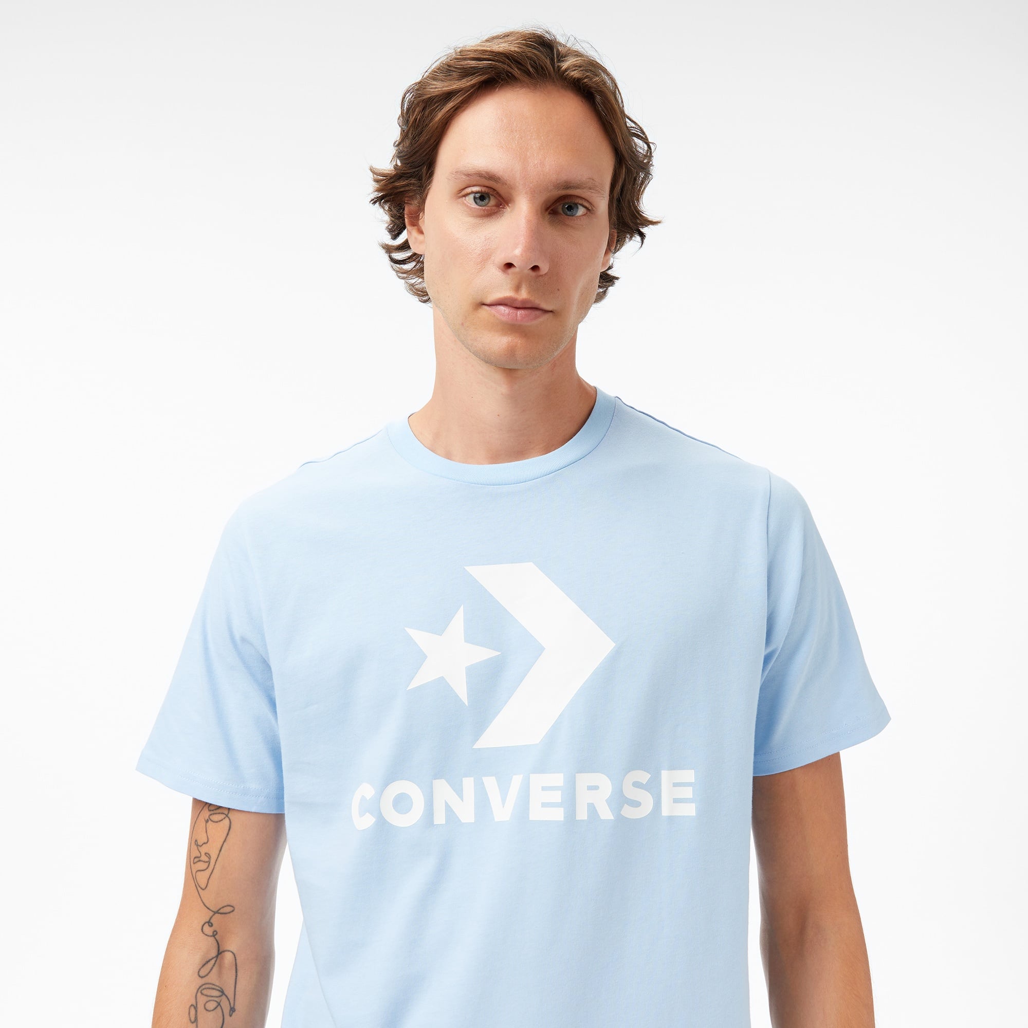 Converse Erkek Mavi T-Shirt