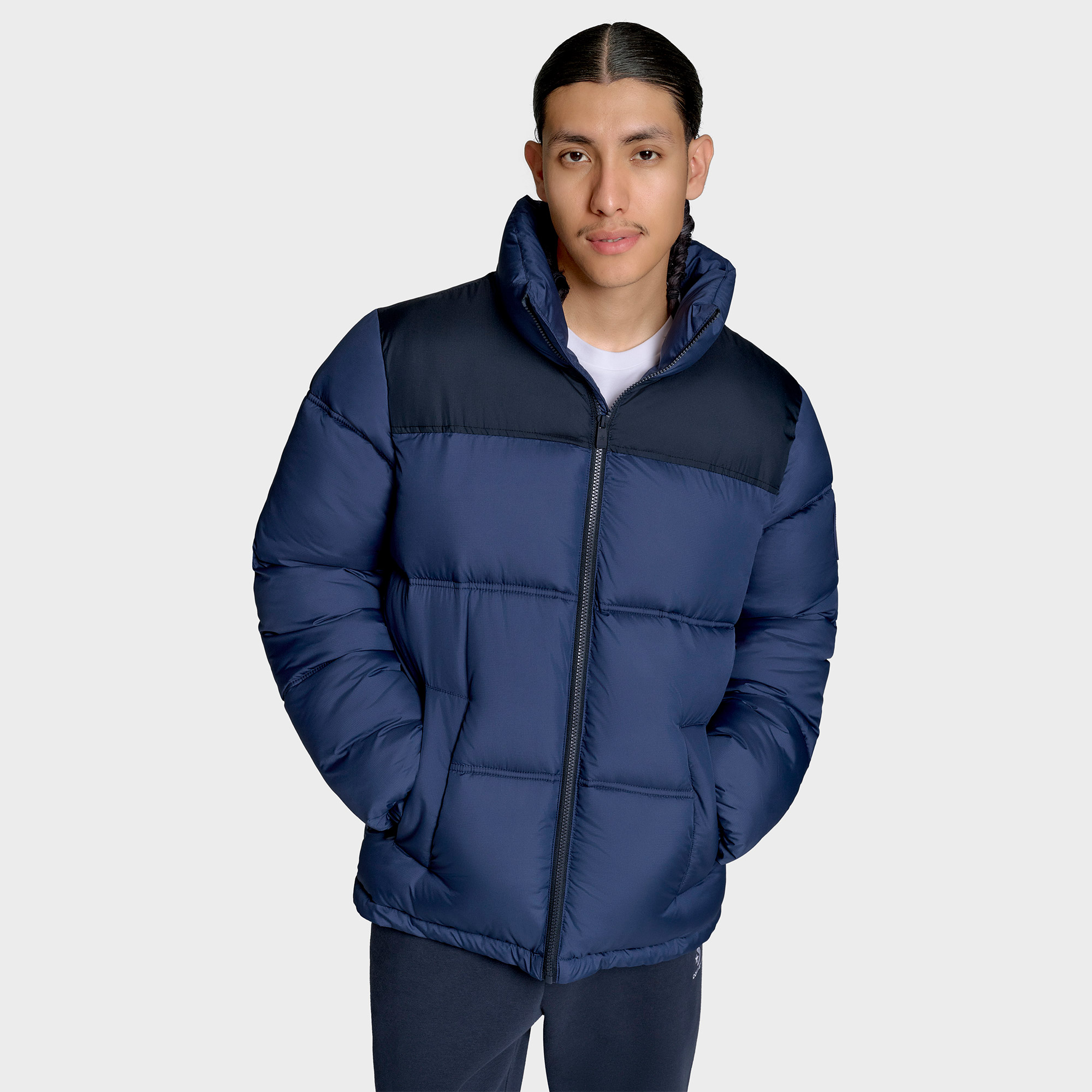  Converse Erkek Lacivert Puffer Mont