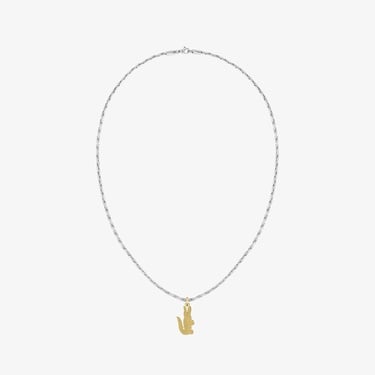  Lacoste Metropole Erkek Gri Kolye