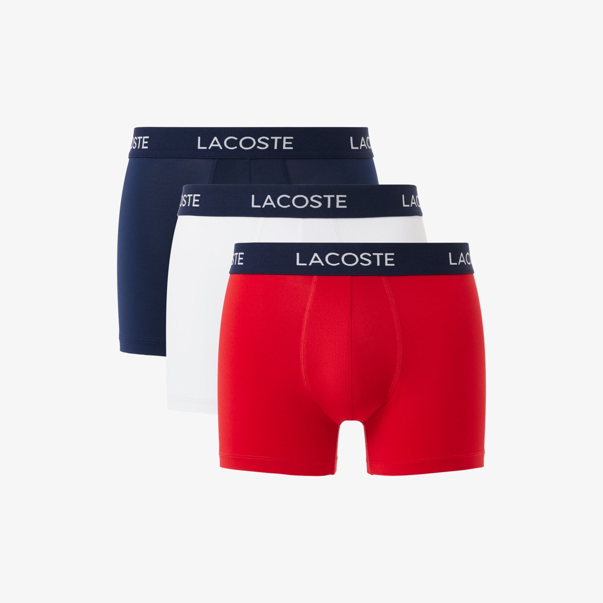 Lacoste Erkek 3'lü Renkli Boxer