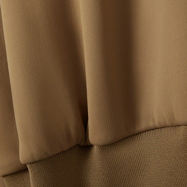  Lacoste Runway Kadın Polo Yaka Kahverengi Sweatshirt