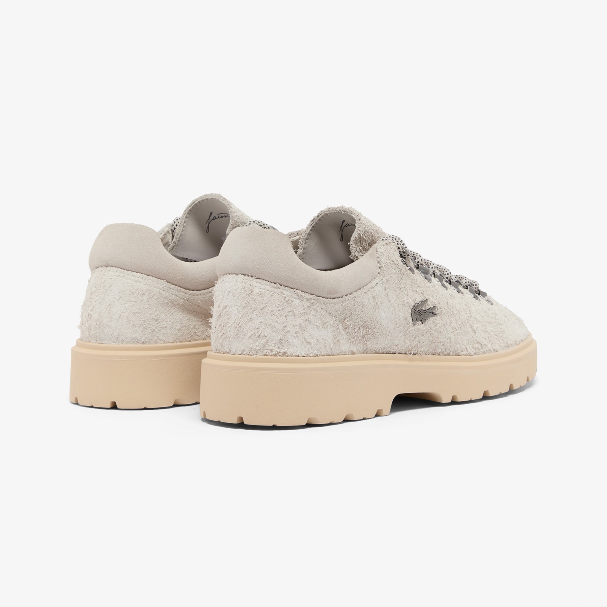 Lacoste Baseshot Winter Kadın Krem Sneaker