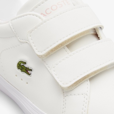  Lacoste Powercourt Çocuk Beyaz Sneaker
