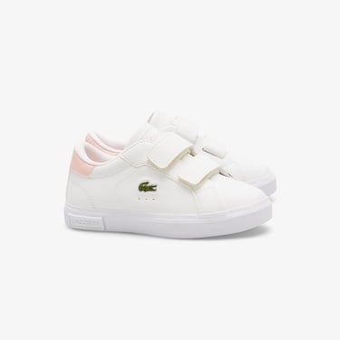  Lacoste Powercourt Çocuk Beyaz Sneaker