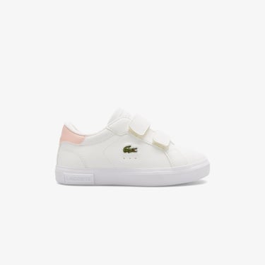  Lacoste Powercourt Çocuk Beyaz Sneaker