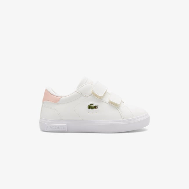  Lacoste Powercourt Çocuk Beyaz Sneaker