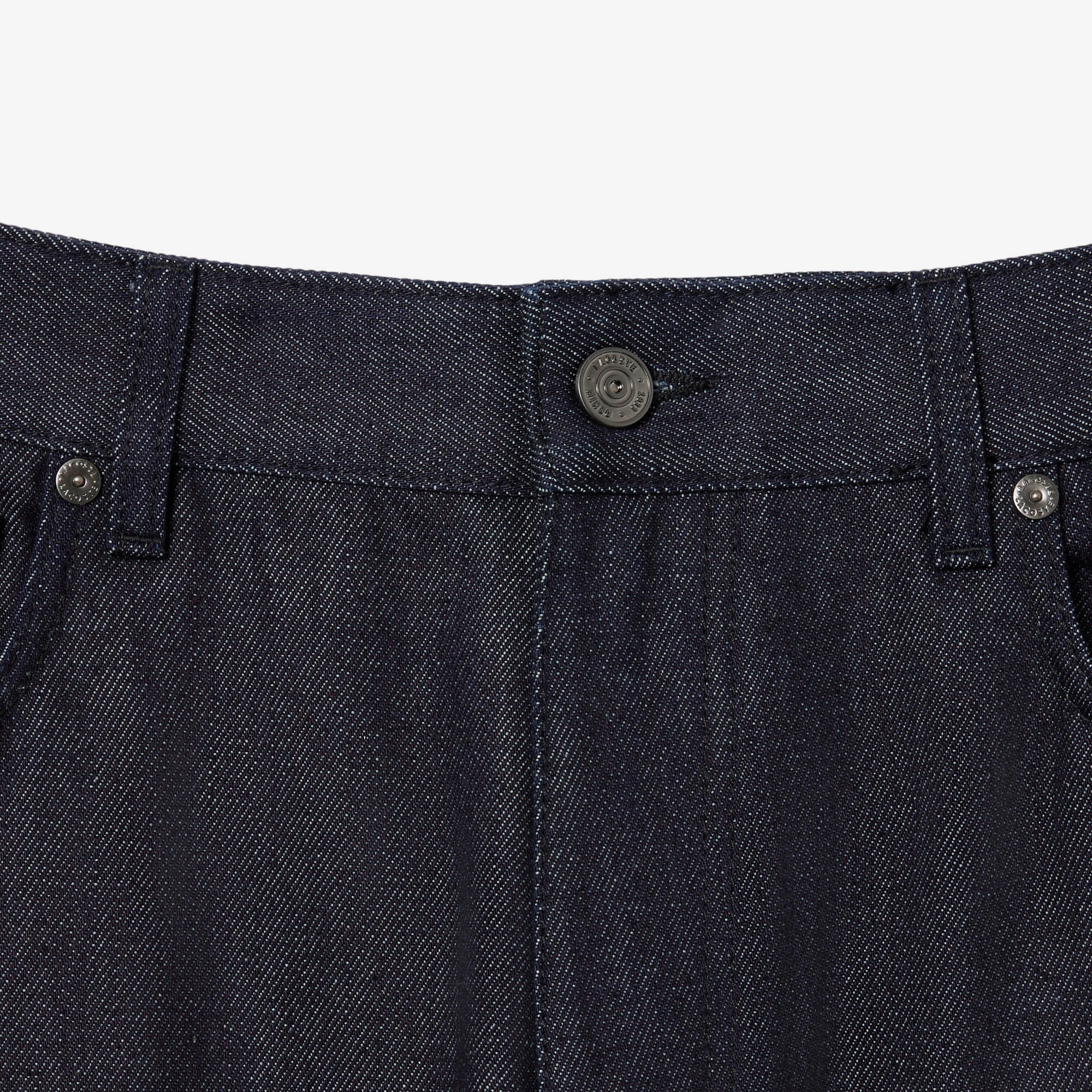 Lacoste Runway Erkek Straight Fit Lacivert Jean Pantolon