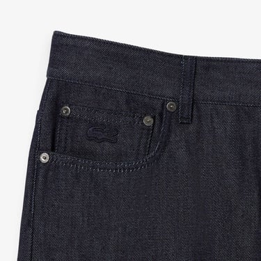  Lacoste Runway Erkek Straight Fit Lacivert Jean Pantolon