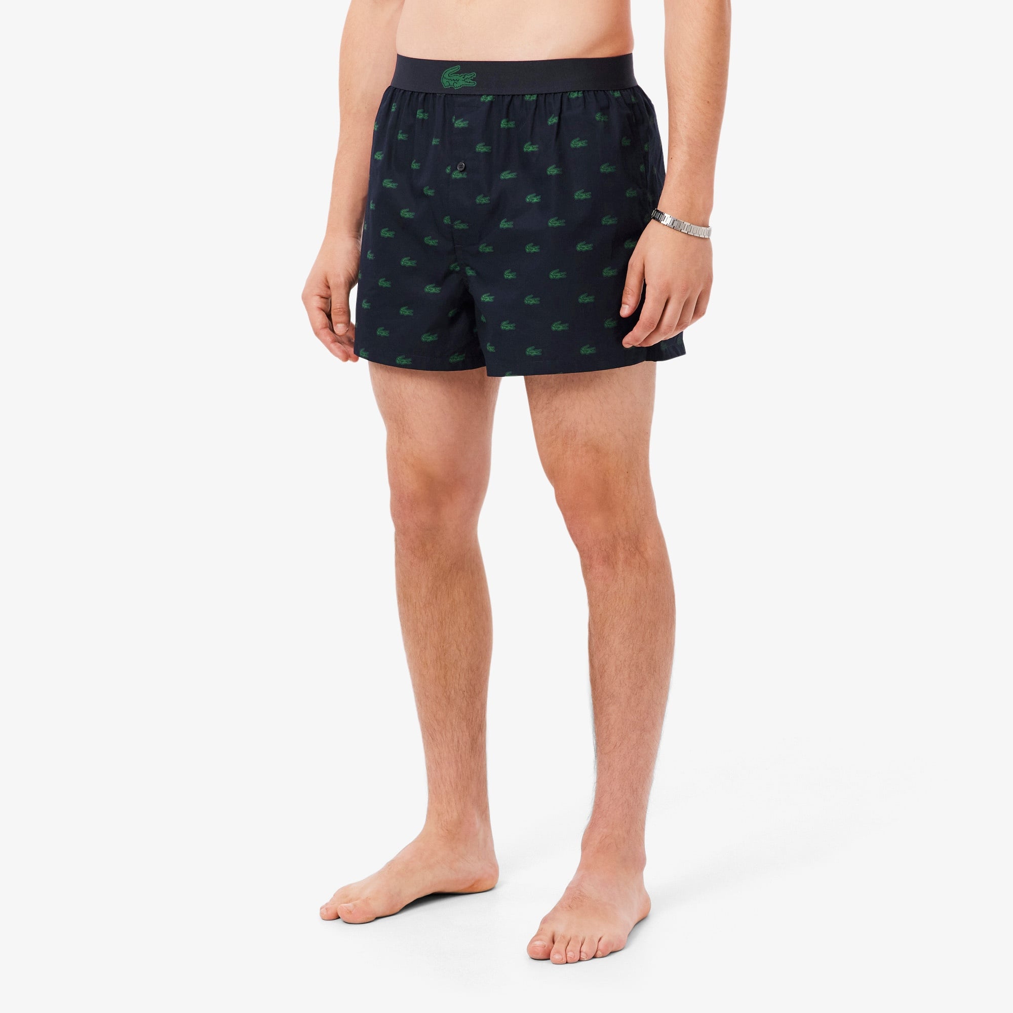 Lacoste Erkek 3'lü Koyu Renkli Boxer