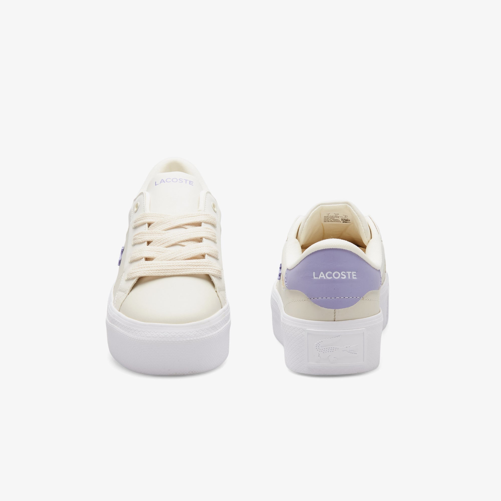 Lacoste Ziane Platform Kadın Krem Sneaker