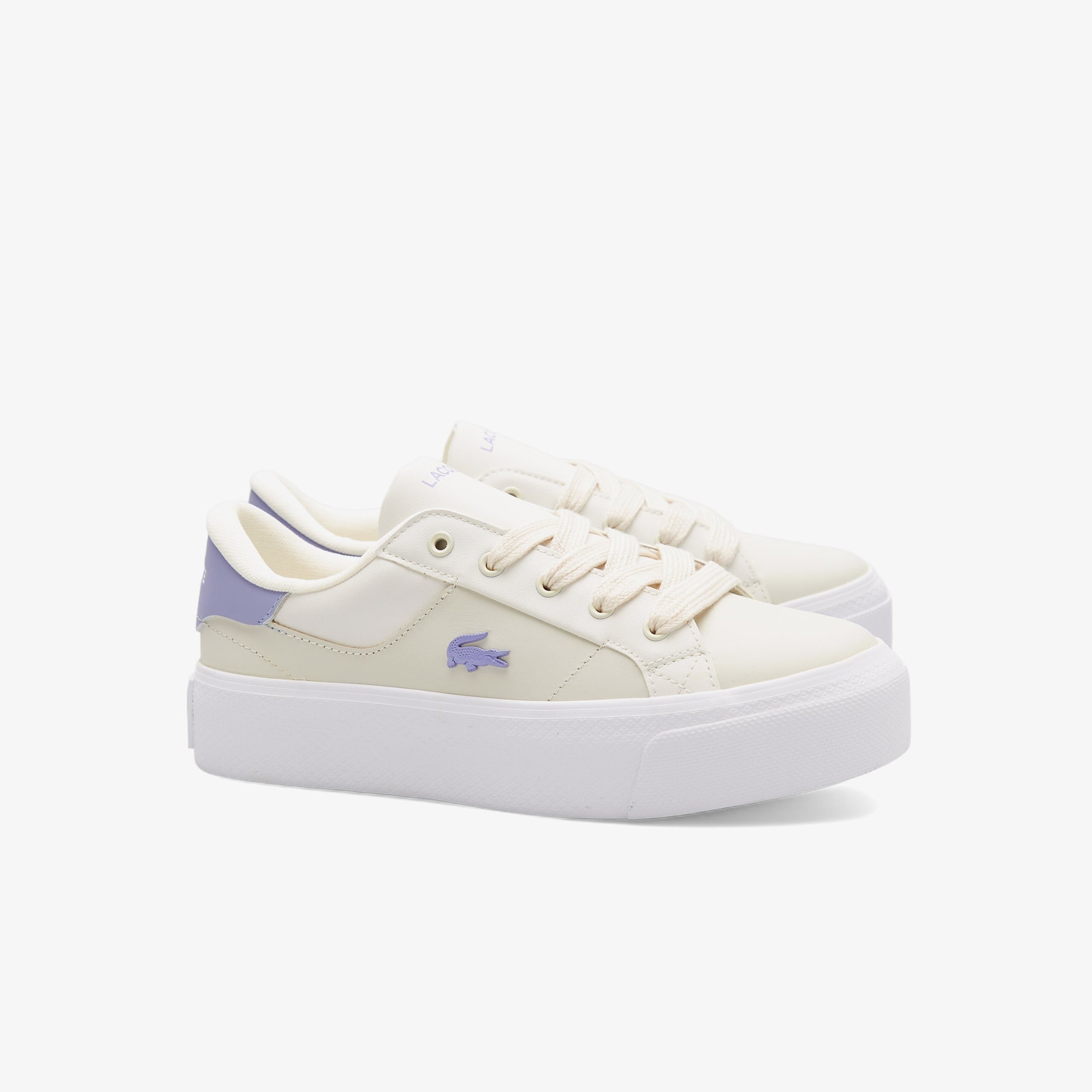 Lacoste Ziane Platform Kadın Krem Sneaker