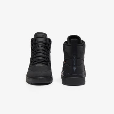  Lacoste T-Clip Winter Mid Erkek Siyah Bot