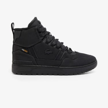  Lacoste T-Clip Winter Mid Erkek Siyah Bot