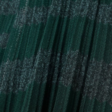  Lacoste Runway Kadın Polo Yaka Desenli Yeşil Elbise