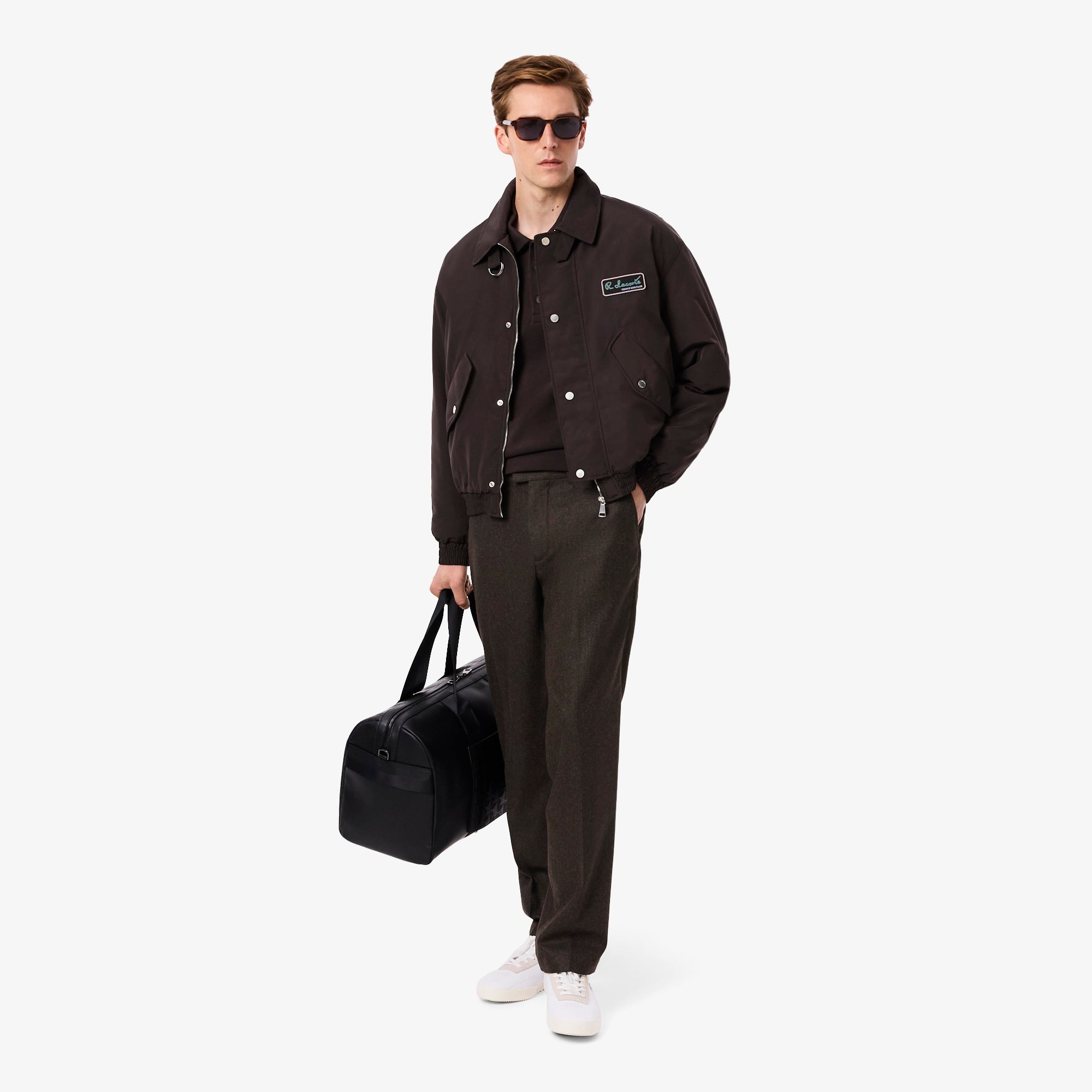 Lacoste Erkek Straight Fit Kahverengi Pantolon