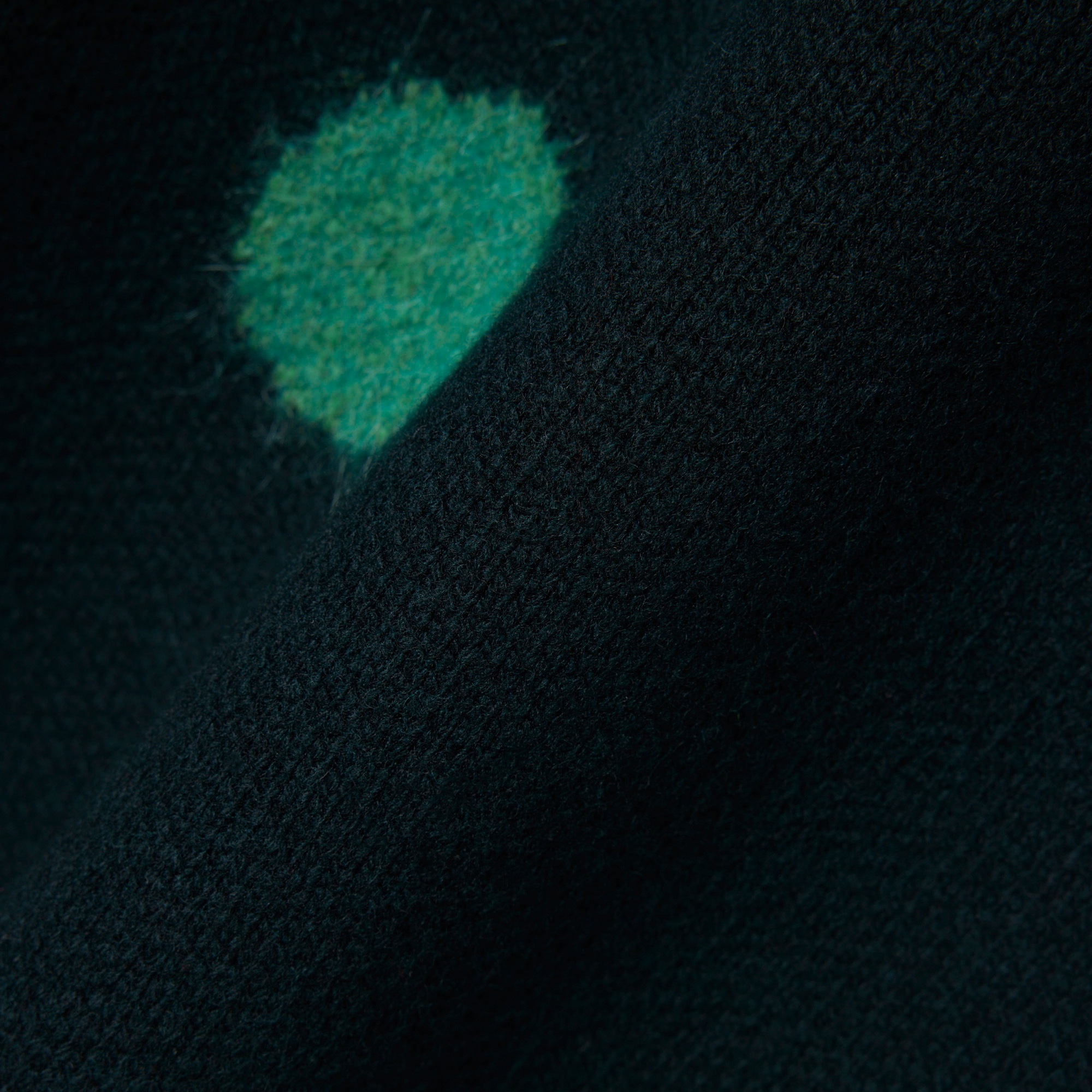 Lacoste Runway Erkek Loose Fit Bisiklet Yaka Baskılı Yeşil Kazak