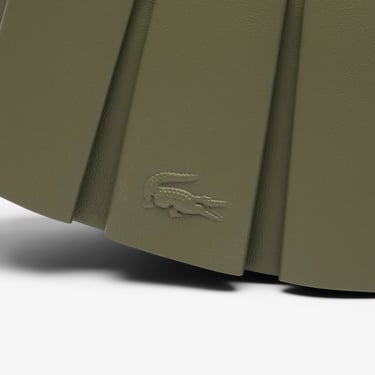  Lacoste Medium Lenglen Kadın Deri Haki Omuz Çantası