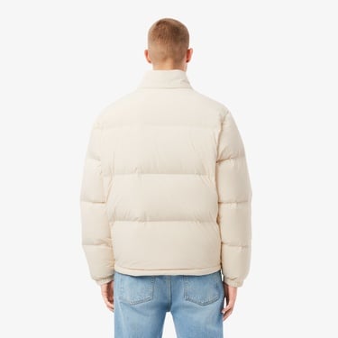  Lacoste Erkek Relaxed Fit Kapüşonlu Krem Mont