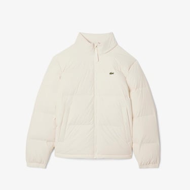  Lacoste Erkek Relaxed Fit Kapüşonlu Krem Mont