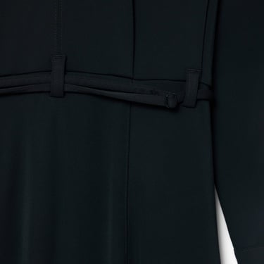  Lacoste Runway Kadın Polo Yaka Koyu Yeşil Elbise