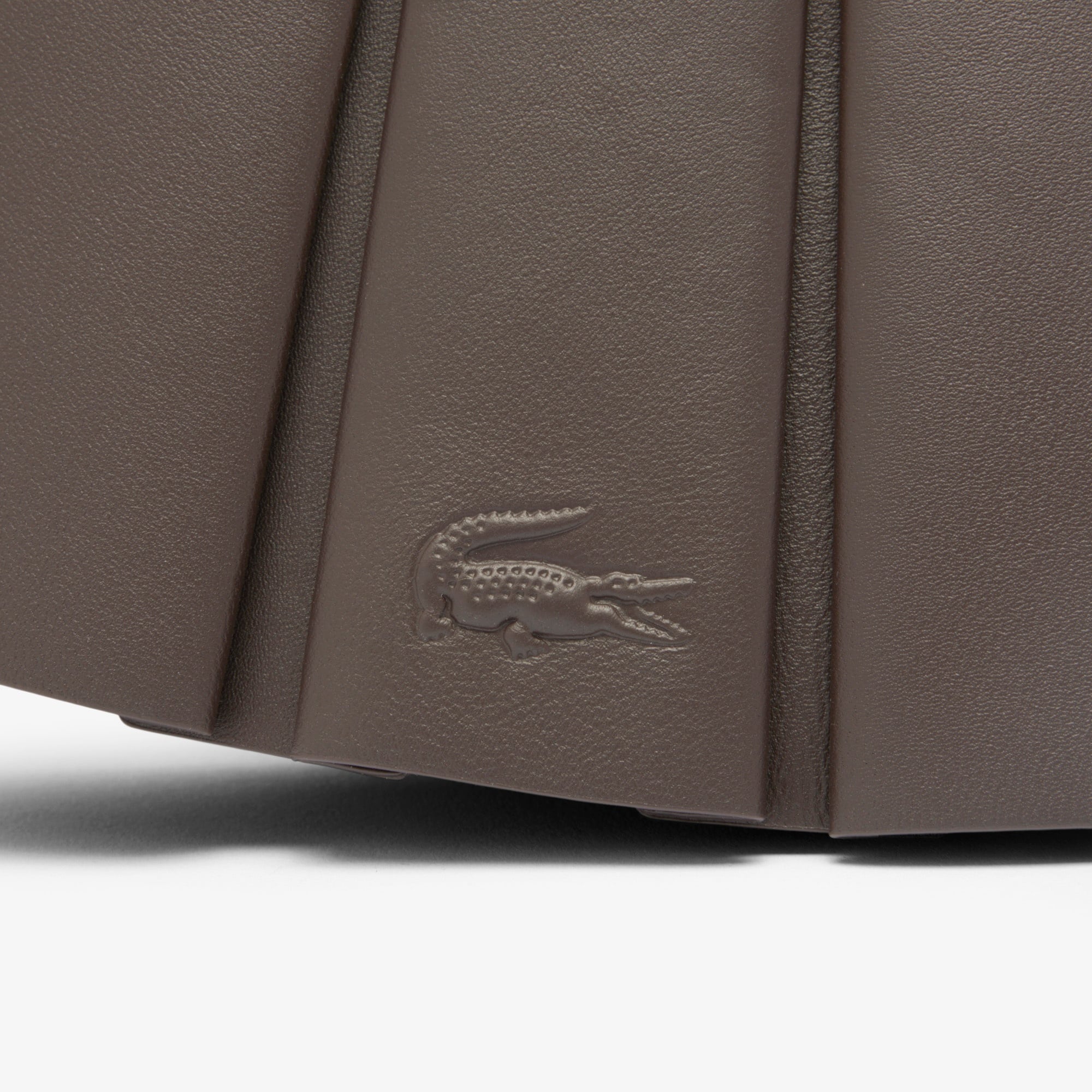 Lacoste Medium Lenglen Kadın Deri Koyu Kahverengi Omuz Çantası