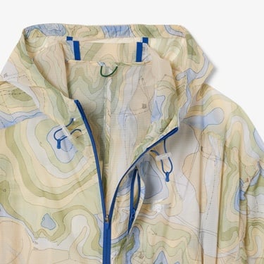  Lacoste Kadın Oversize Fit Kapüşonlu Renkli Mont