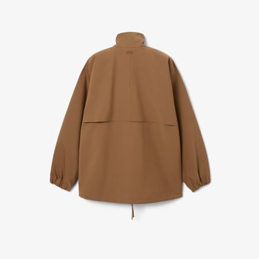  Lacoste Runway Unisex Oversize Fit Dik Yaka Kahverengi Ceket