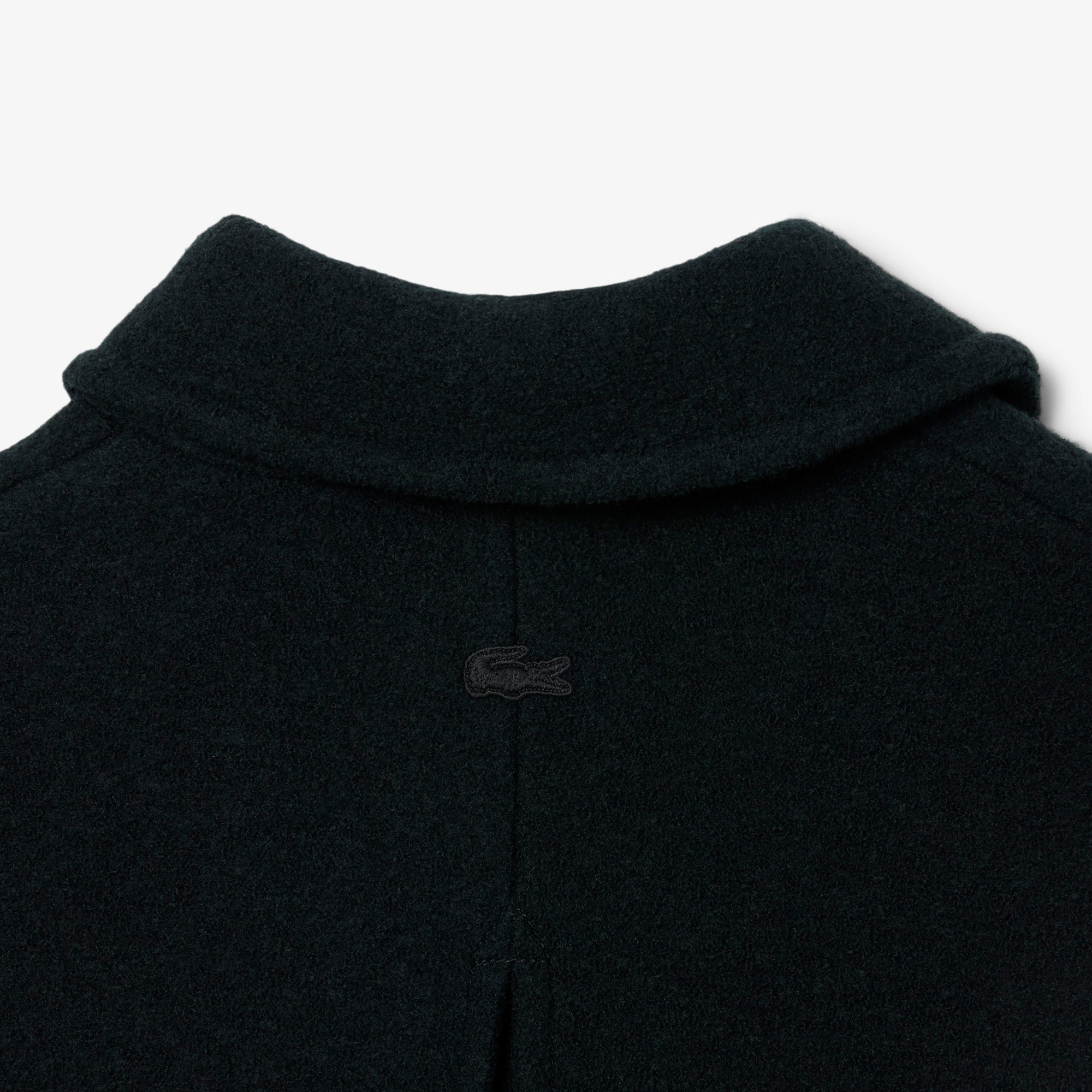 Lacoste Runway Erkek Oversize Fit Yün Haki Kaban