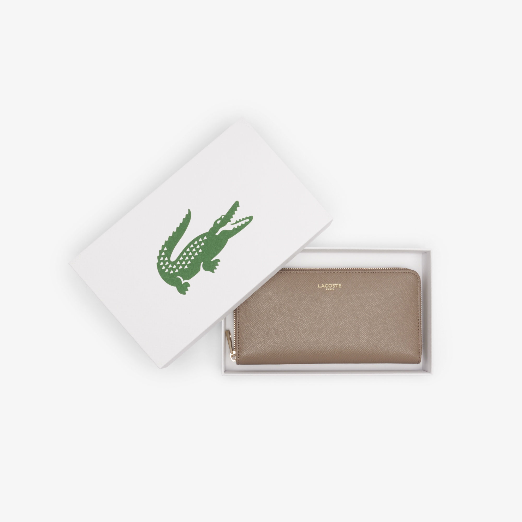 Lacoste Kadın Deri Bej Cüzdan