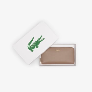  Lacoste Kadın Deri Bej Cüzdan