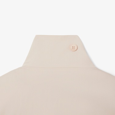  Lacoste Runway Kadın Dik Yaka Kahverengi Ceket