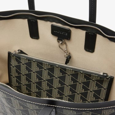  Lacoste Zely Kadın Monogram Siyah Omuz Çantası