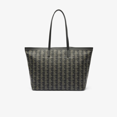  Lacoste Zely Kadın Monogram Siyah Omuz Çantası