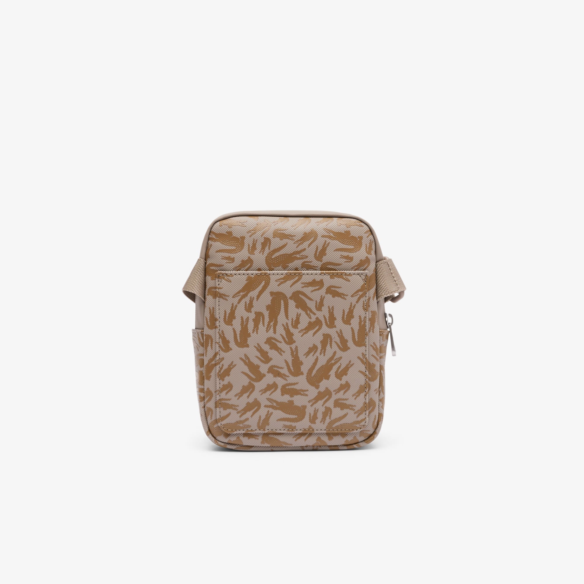 Lacoste LCST Erkek Monogram Bej Postacı Çantası