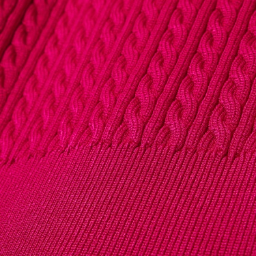  Lacoste Runway Kadın Kısa Kollu Polo Yaka Pembe Triko