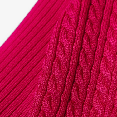  Lacoste Runway Kadın Kısa Kollu Polo Yaka Pembe Triko