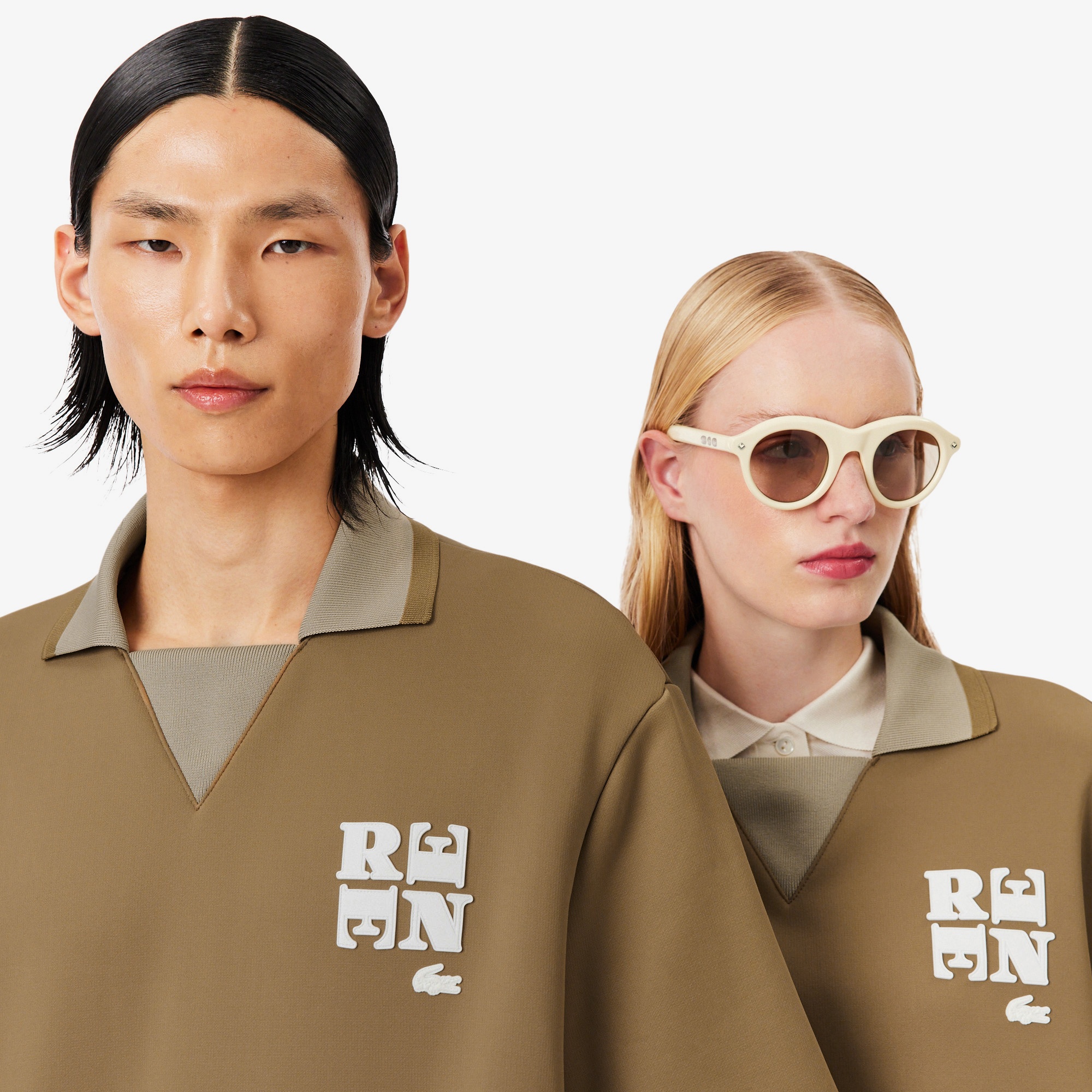 Lacoste Runway Unisex Oversize Fit Kahverengi Polo