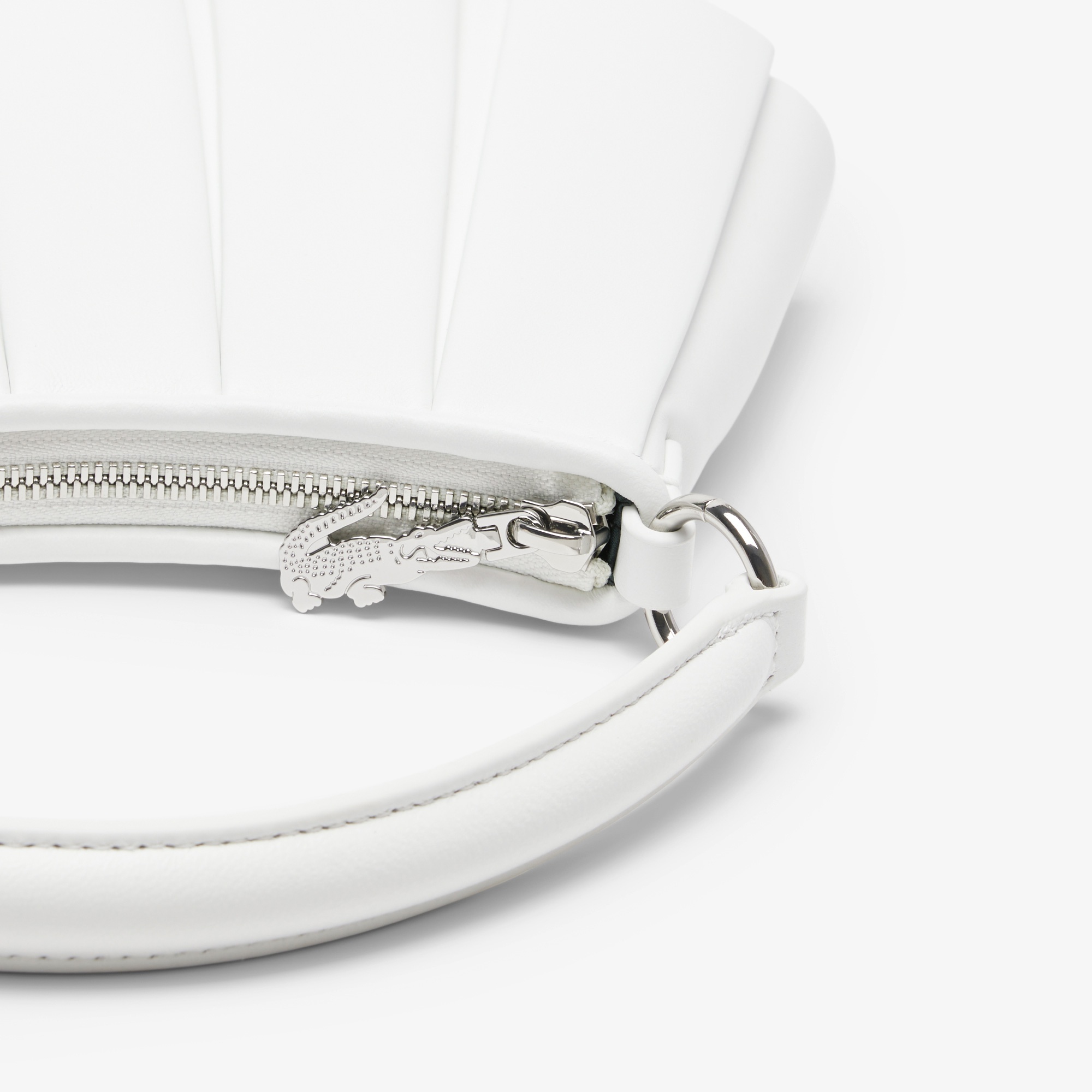 Lacoste Small Lenglen Kadın Deri Beyaz Omuz Çantası