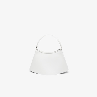  Lacoste Small Lenglen Kadın Deri Beyaz Omuz Çantası