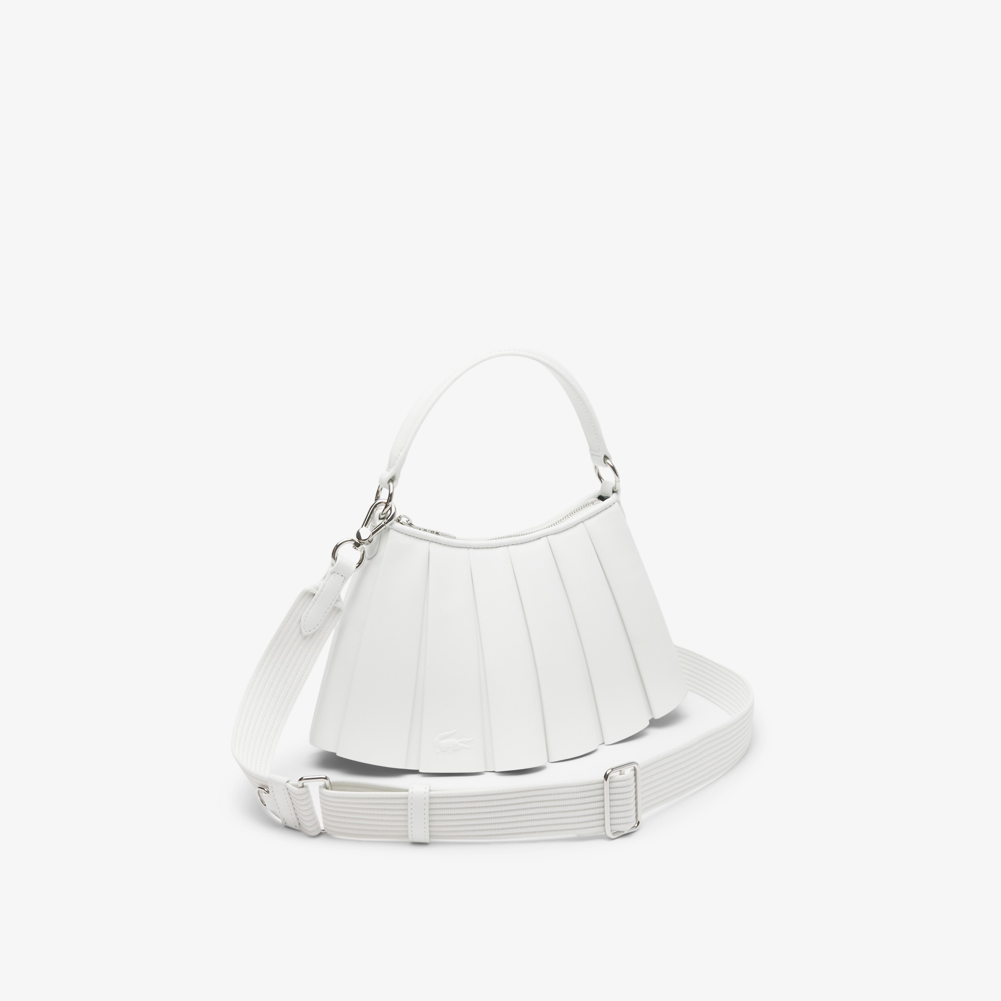 Lacoste Small Lenglen Kadın Deri Beyaz Omuz Çantası