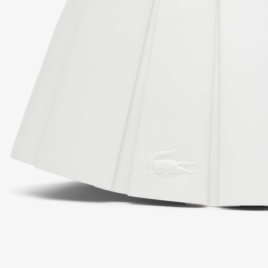  Lacoste Small Lenglen Kadın Deri Beyaz Omuz Çantası