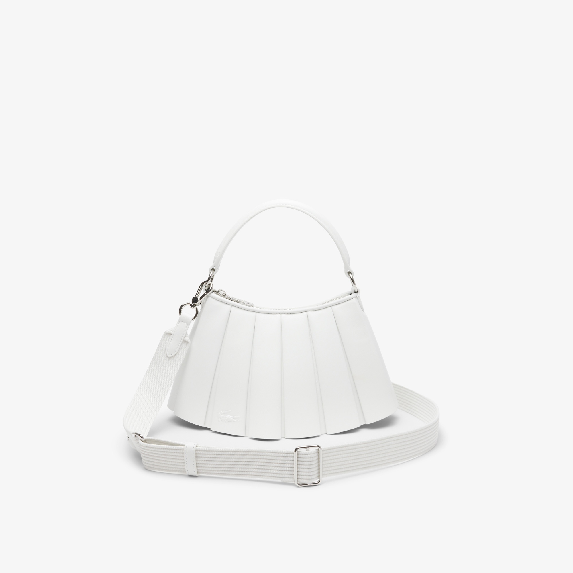 Lacoste Small Lenglen Kadın Deri Beyaz Omuz Çantası